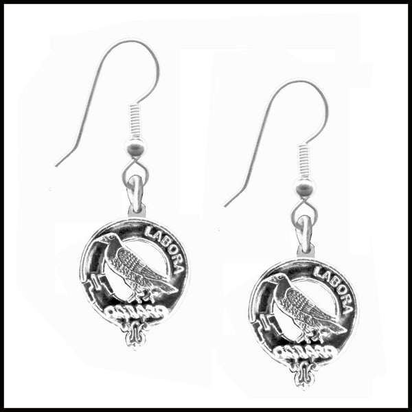 MacKie Clan Crest Earrings
