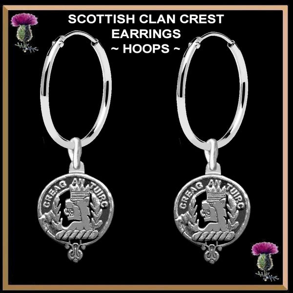 MacLaren Clan Crest Earrings