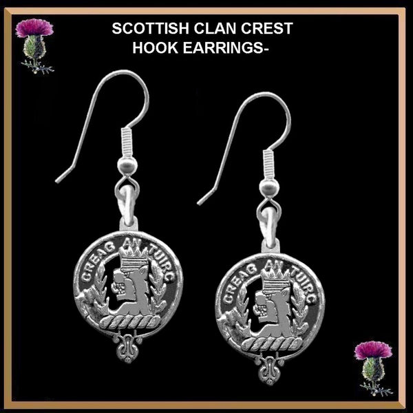 MacLaren Clan Crest Earrings