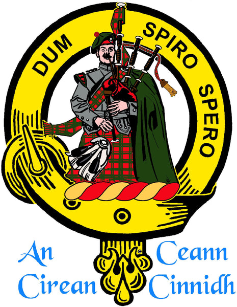 MacLennan Clan Crest Earrings