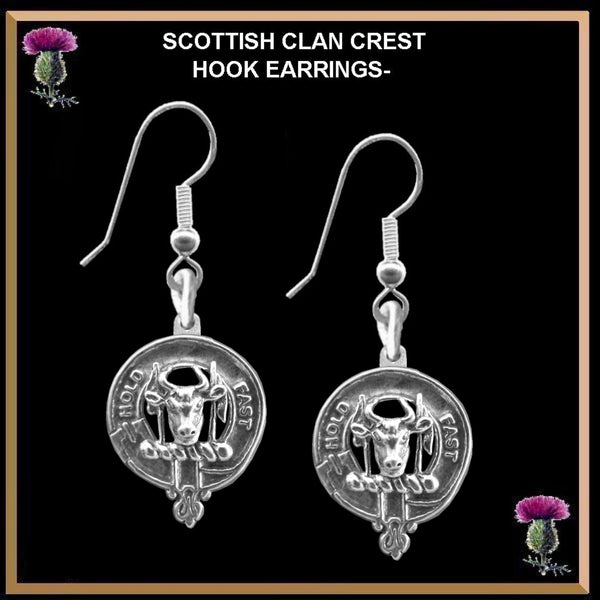 MacLeod Clan Crest Earrings