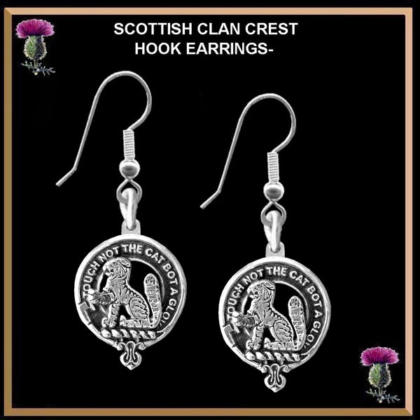 MacPherson Clan Crest Earrings