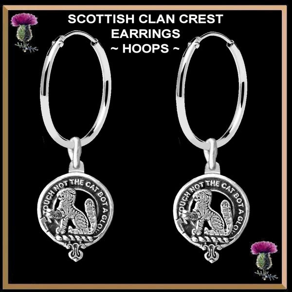 MacPherson Clan Crest Earrings