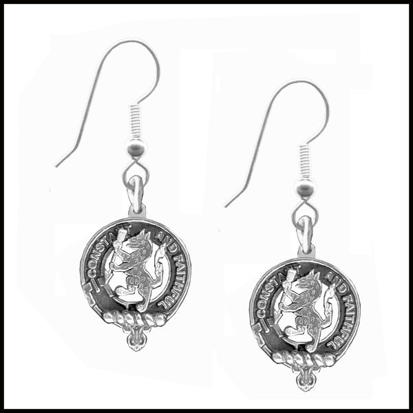 MacQueen Clan Crest Earrings