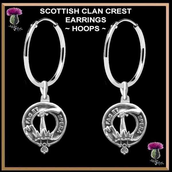 Matheson Clan Crest Earrings