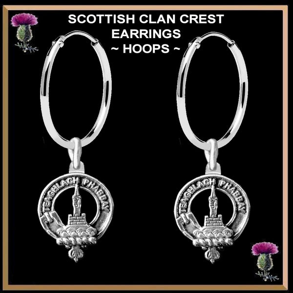 Morrison Clan Crest Earrings