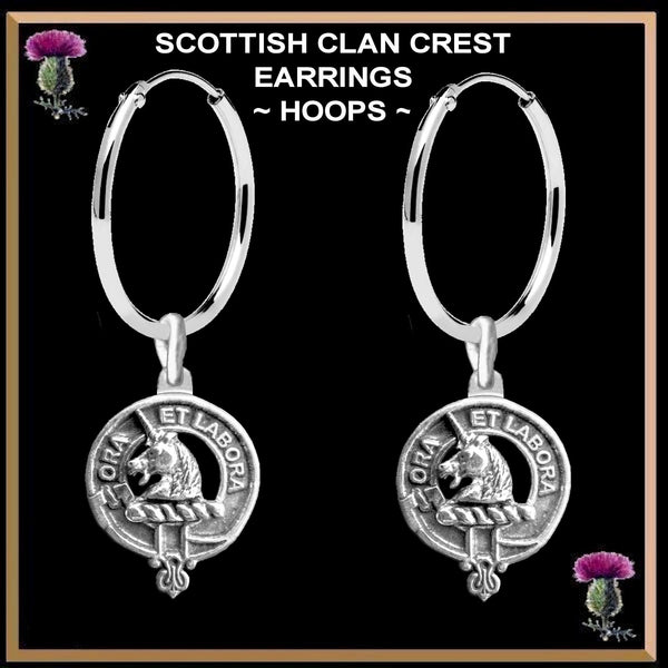 Ramsay Clan Crest Earrings