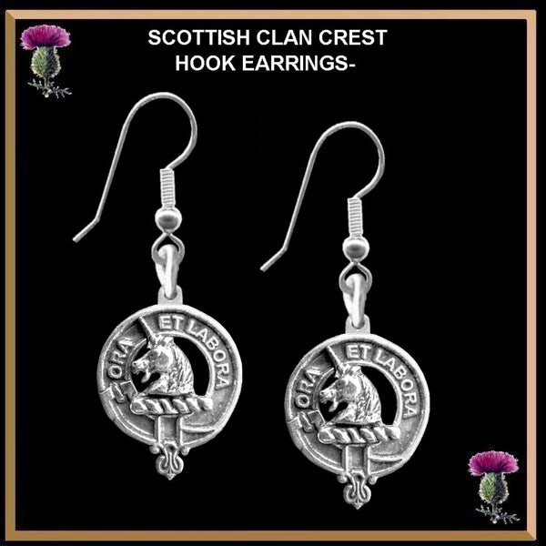 Ramsay Clan Crest Earrings