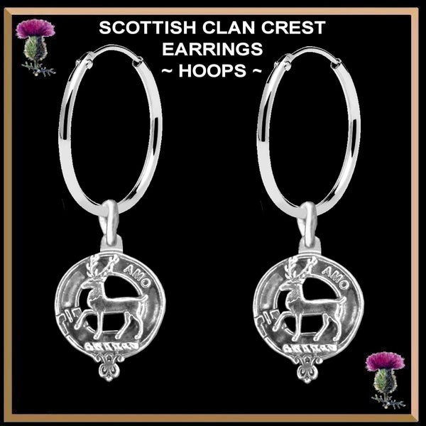 Scott Clan Crest Earrings