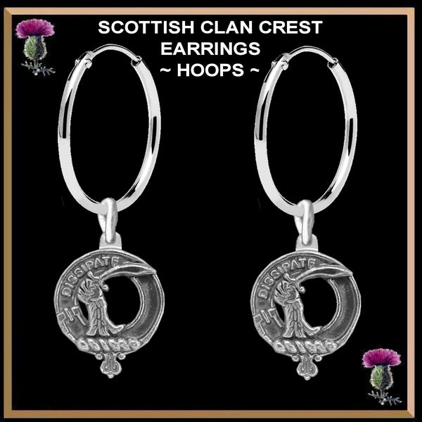 Scrymgeour Clan Crest Earrings