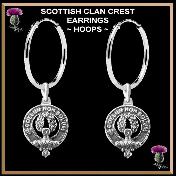 Stevenson Clan Crest Earrings