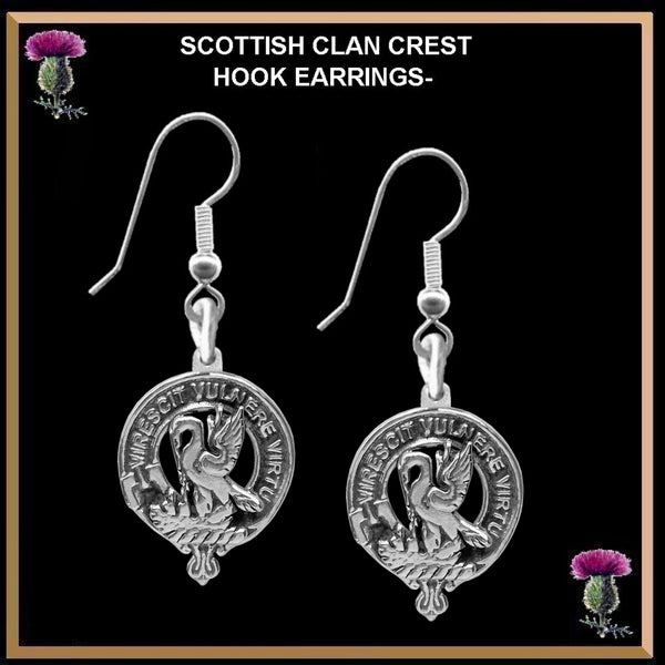 Stewart Clan Crest Earrings