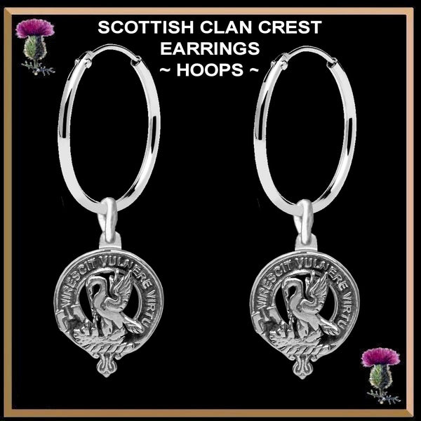 Stewart Clan Crest Earrings