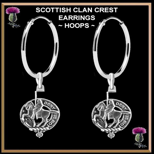 Thompson Clan Crest Earrings