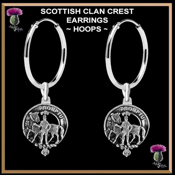Trotter Clan Crest Earrings