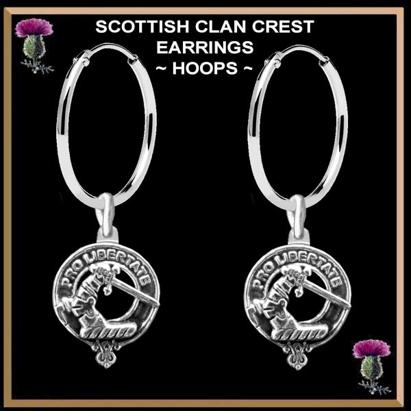 Wallace Clan Crest Earrings