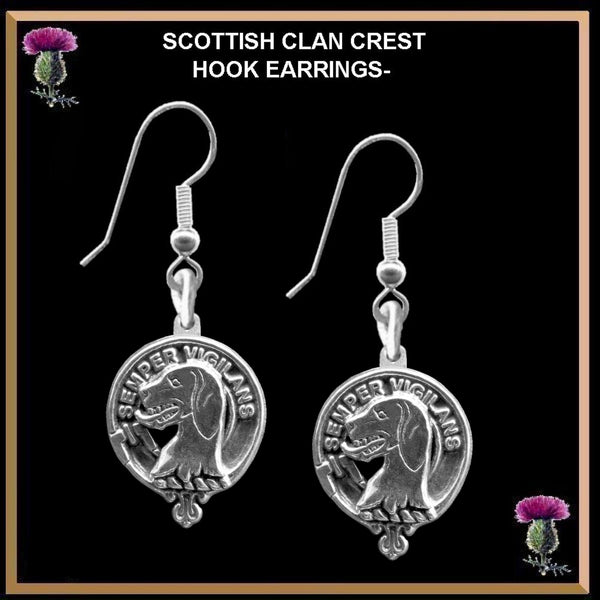 Wilson Clan Crest Earrings