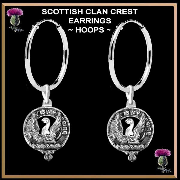 Wishart Clan Crest Earrings