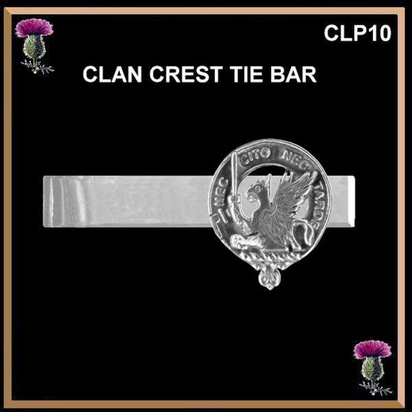 Bannatyne Scottish Clan Clip Tie Bar
