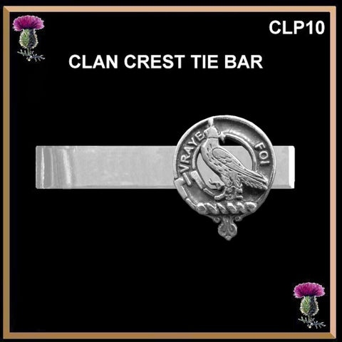 Boswell Scottish Clan Clip Tie Bar