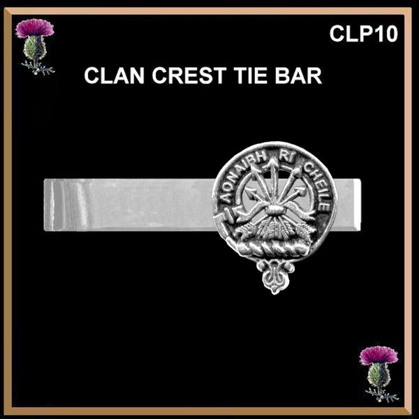 Cameron Scottish Clan Clip Tie Bar