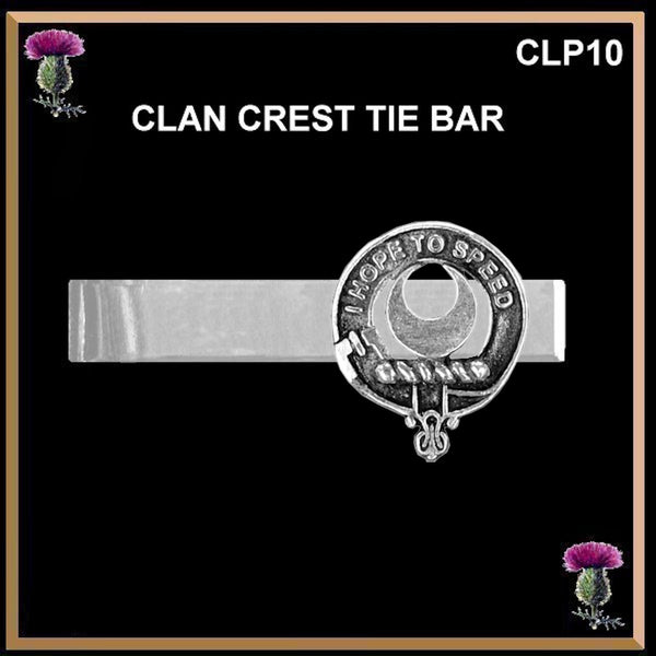 Cathcart Scottish Clan Clip Tie Bar