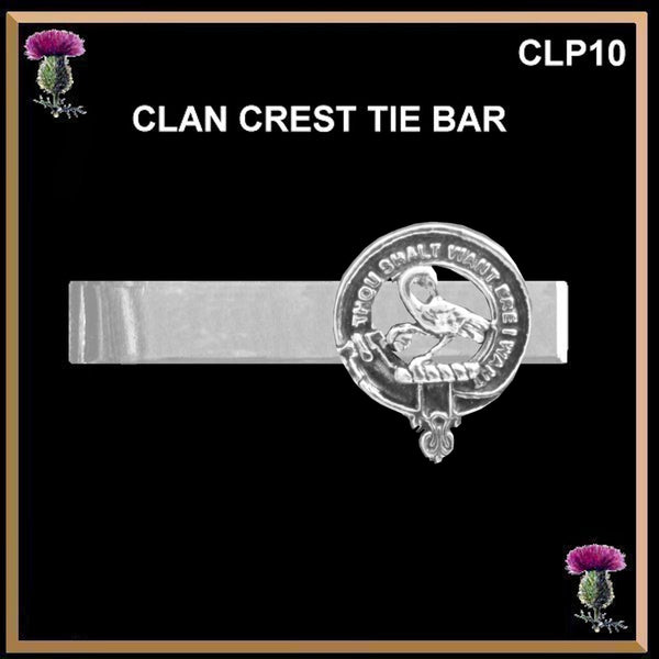Cranston Scottish Clan Clip Tie Bar
