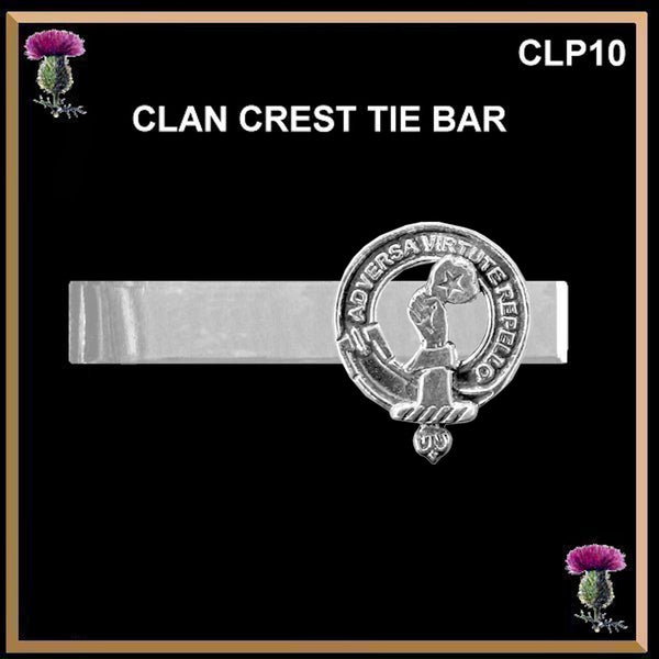 Denniston Scottish Clan Clip Tie Bar