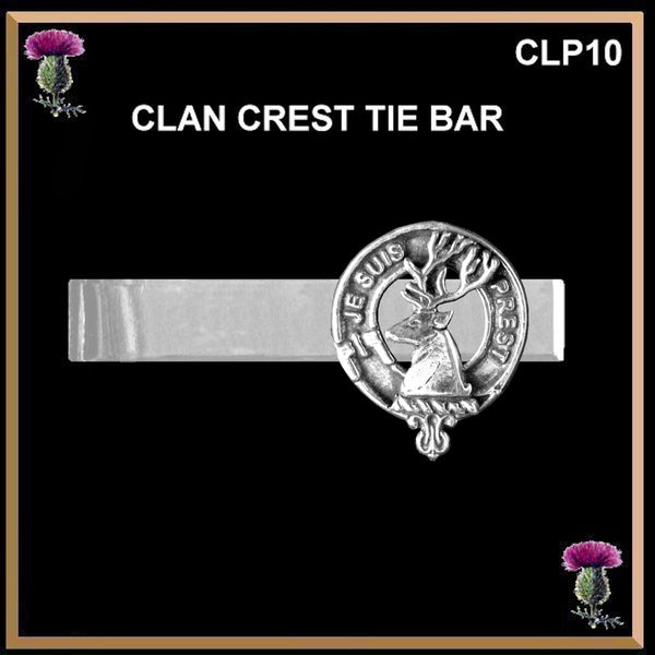 Fraser Lovat Scottish Clan Clip Tie Bar