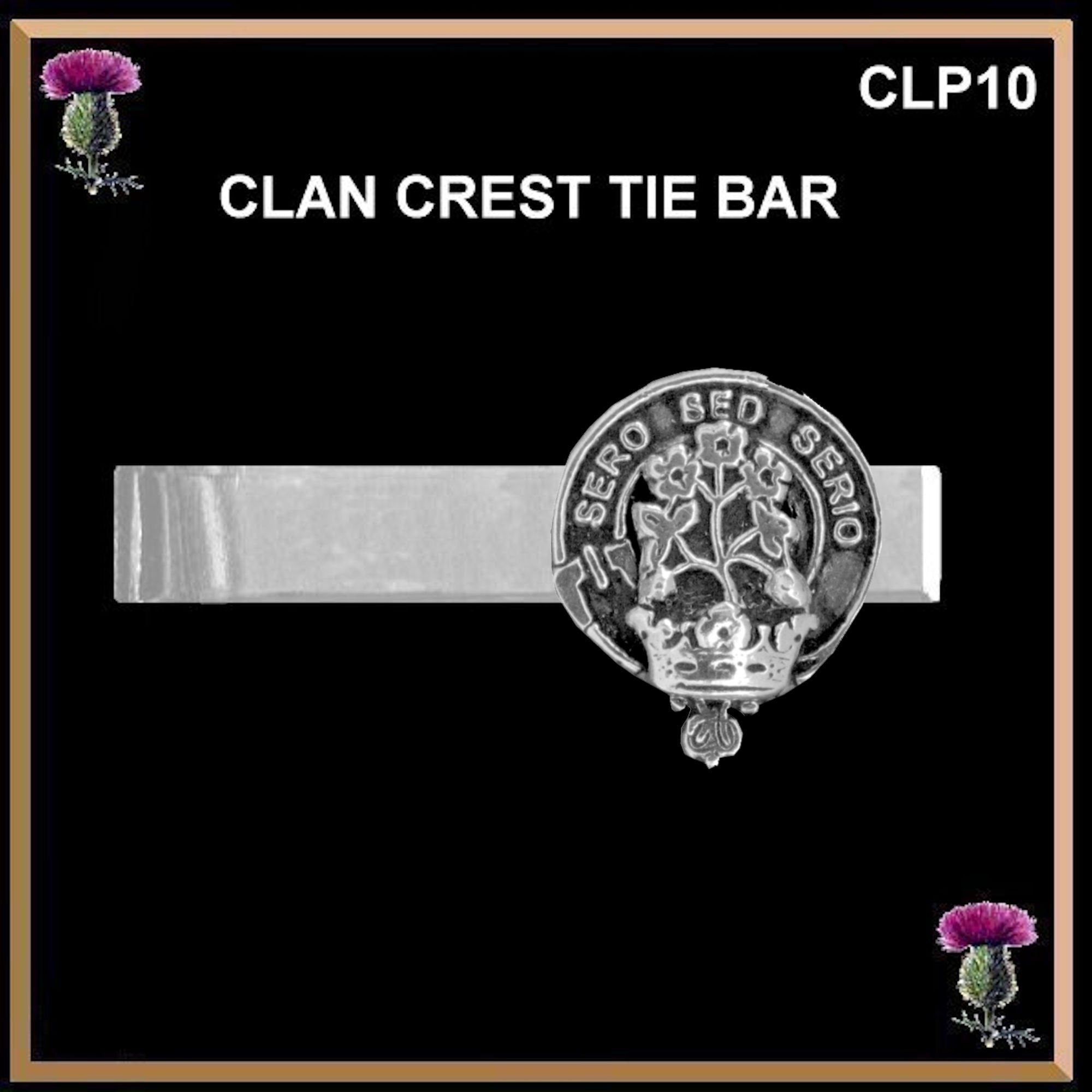 Gayre Scottish Clan Clip Tie Bar