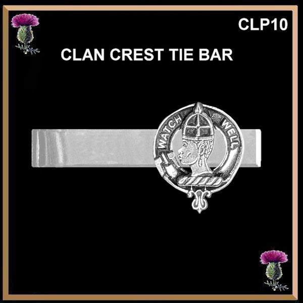 Haliburton Scottish Clan Clip Tie Bar