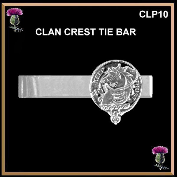 Hepburn Scottish Clan Clip Tie Bar