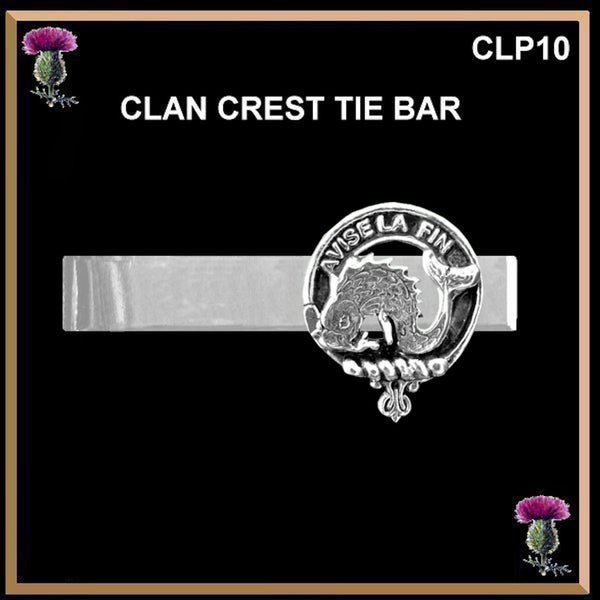 Kennedy Scottish Clan Clip Tie Bar