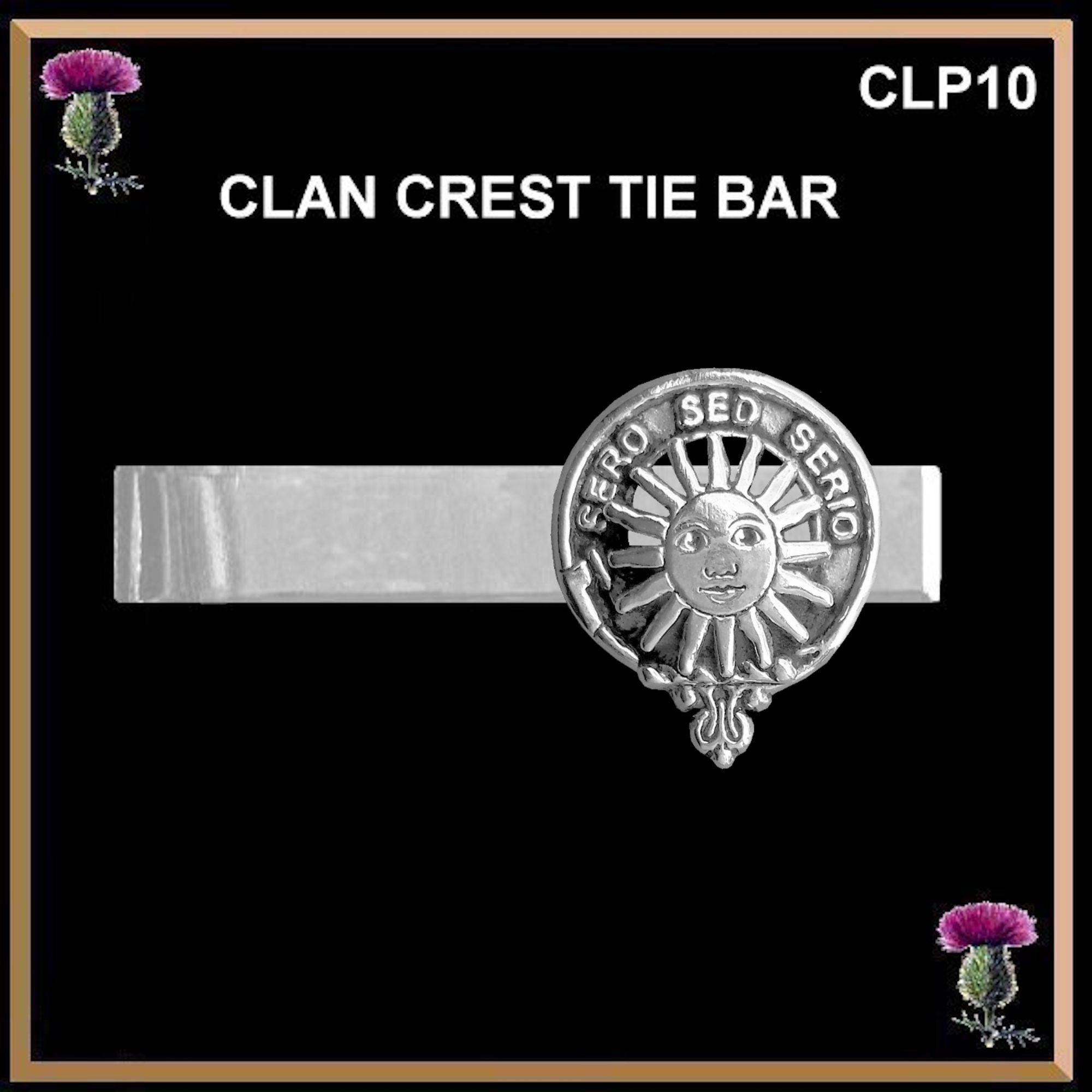 Kerr Scottish Clan Clip Tie Bar