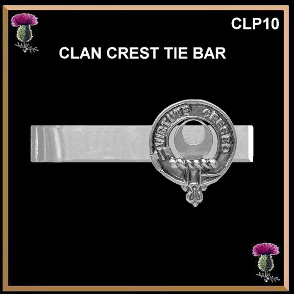 Leask Scottish Clan Clip Tie Bar