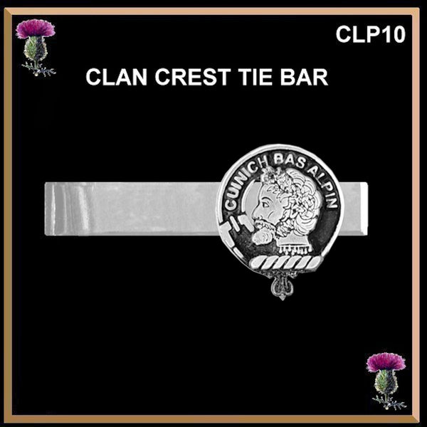 MacAlpin Scottish Clan Clip Tie Bar