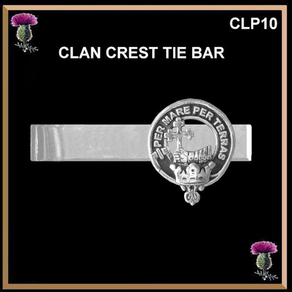 MacDonald Scottish Clan Clip Tie Bar