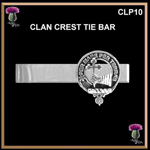 MacDonald Sleat Scottish Clan Clip Tie Bar