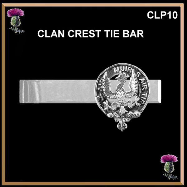 MacDonald Keppock Scottish Clan Clip Tie Bar