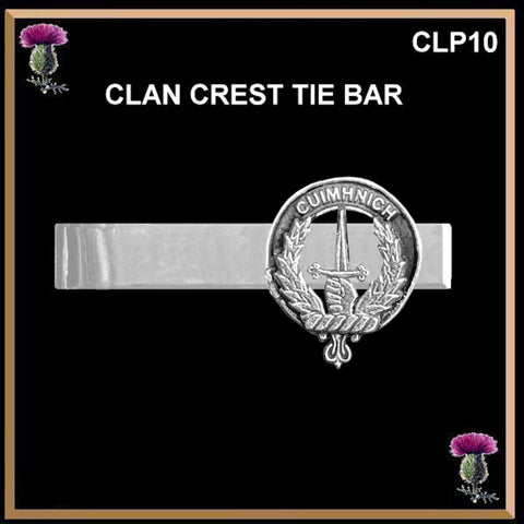 MacDonald Glencoe Scottish Clan Clip Tie Bar