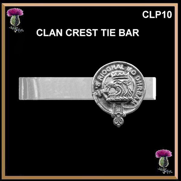 MacGregor Scottish Clan Clip Tie Bar