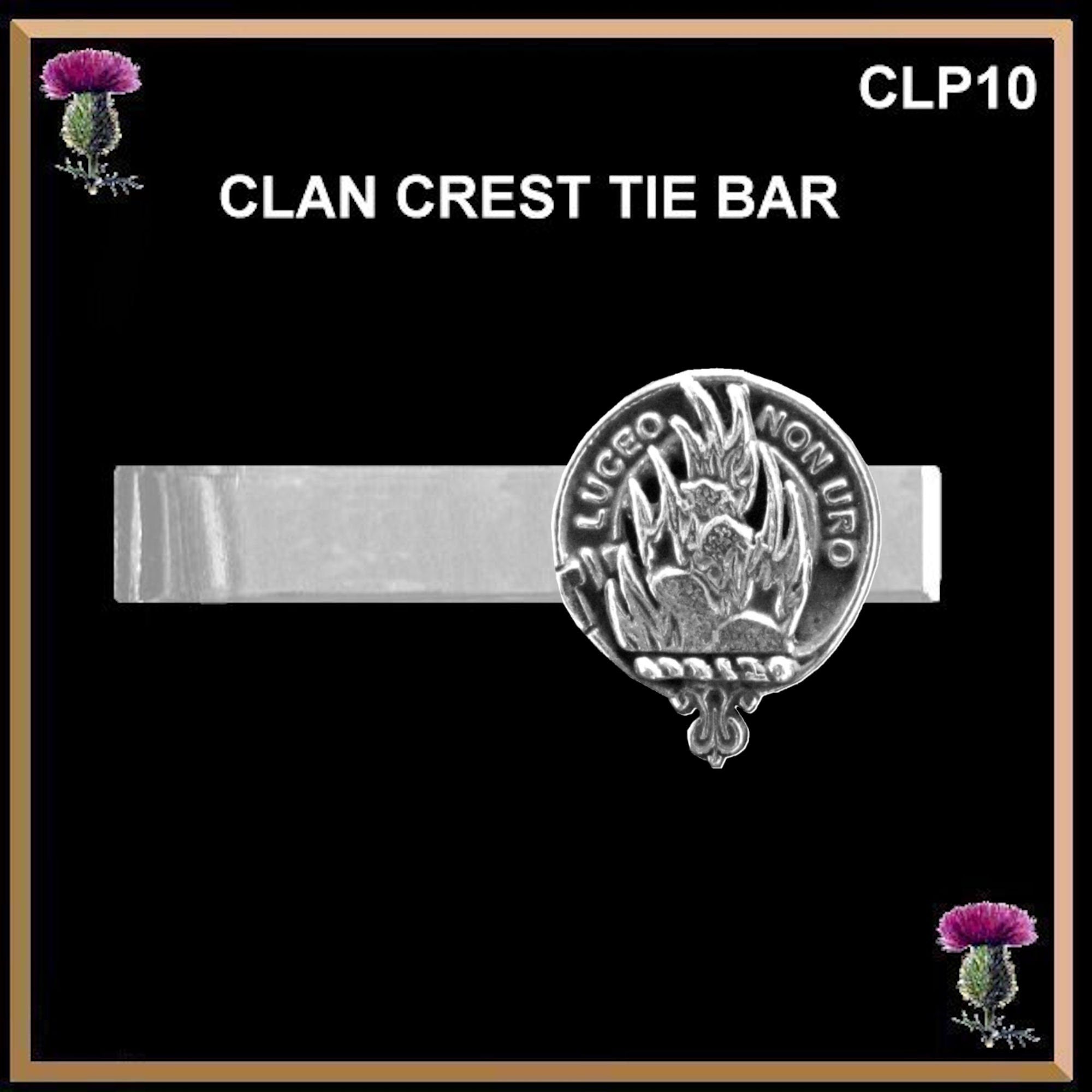 MacKenzie Scottish Clan Clip Tie Bar