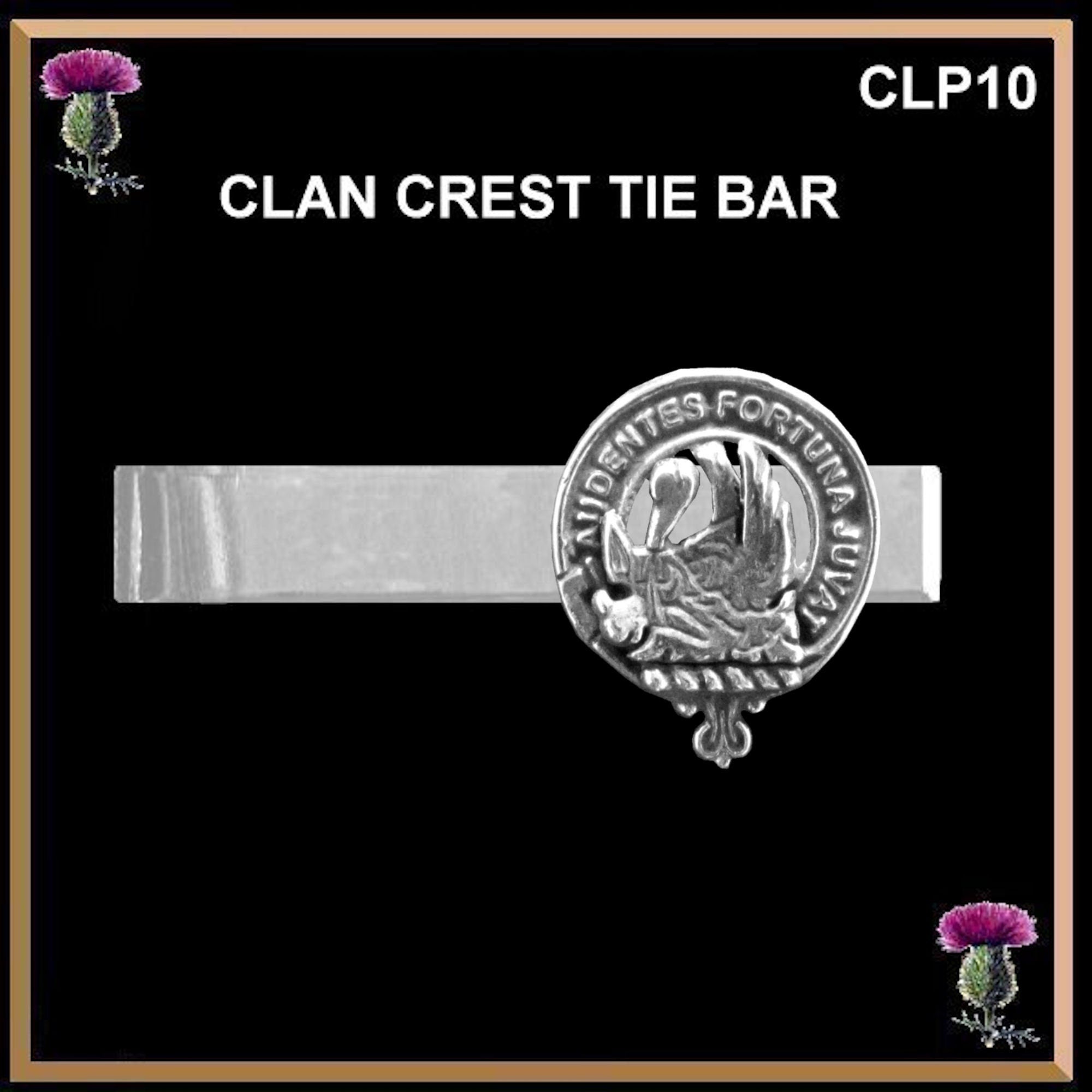 MacKinnon Scottish Clan Clip Tie Bar