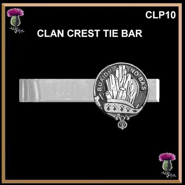 MacNeill Old Motto Scottish Clan Clip Tie Bar