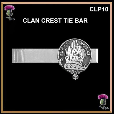 MacNeill Old Motto Scottish Clan Clip Tie Bar