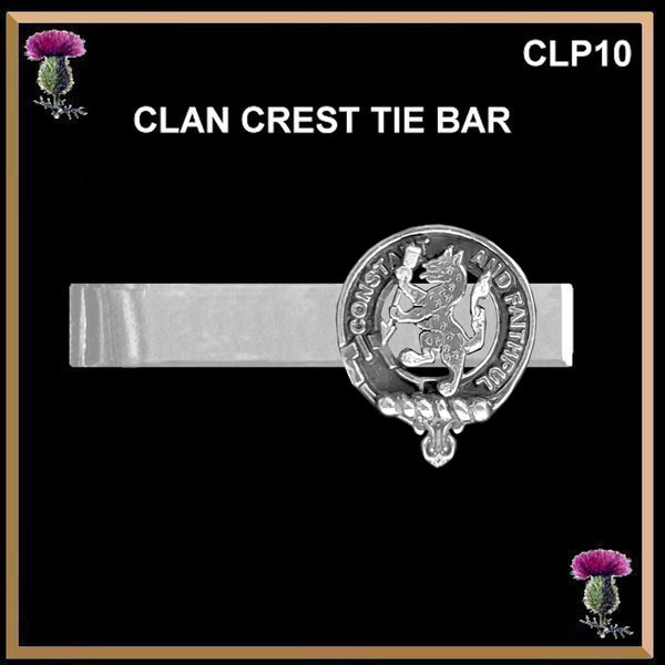 MacQueen Scottish Clan Clip Tie Bar