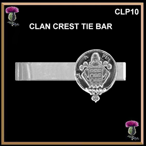 Ogilvie Scottish Clan Clip Tie Bar