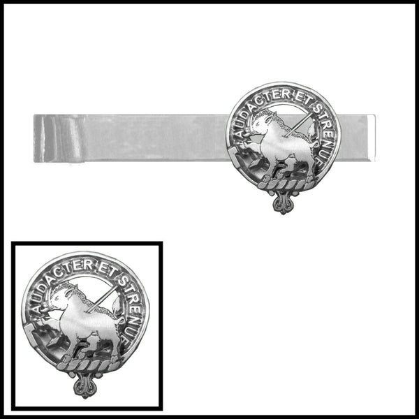 Pollock Scottish Clan Clip Tie Bar