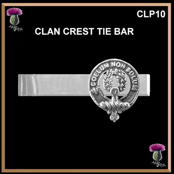 Stevenson Scottish Clan Clip Tie Bar