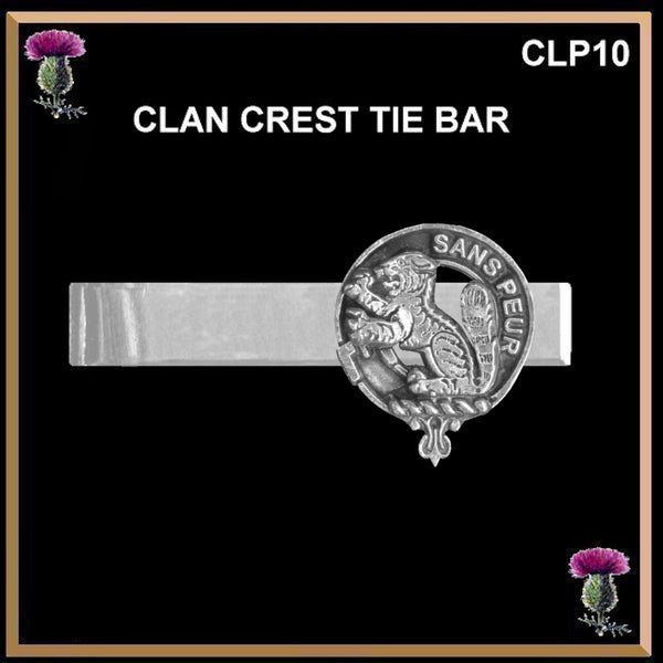 Sutherland Scottish Clan Clip Tie Bar